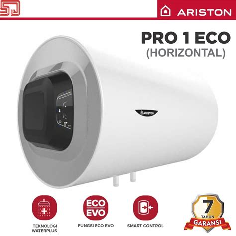 Ariston Pro1 Eco 80 Liter Horizontal Water Heater Listrik 1200 Watt