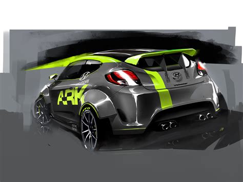 Hyundai Veloster By Ark Performance Car Body Design