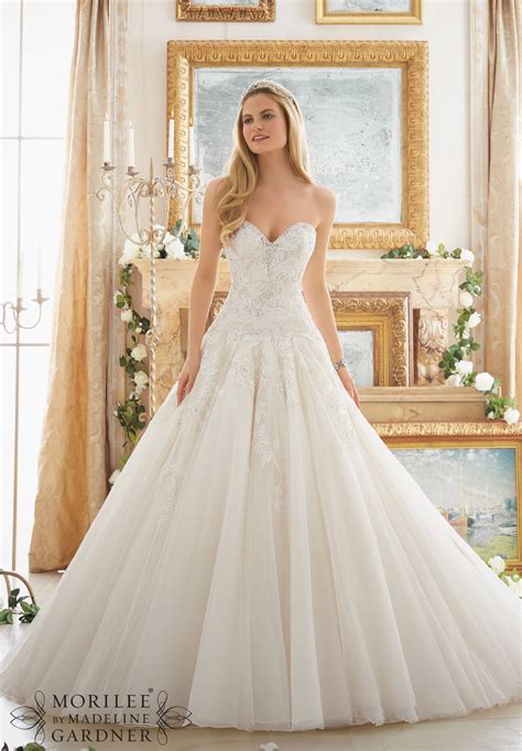 Wedding Dress Mori Lee Bridal Fall 2016 Collection 2877 Rose