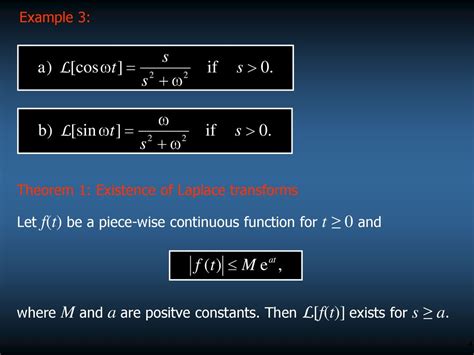 Week 8 Laplace Transformation The Basics The Shifting Theorems Ppt