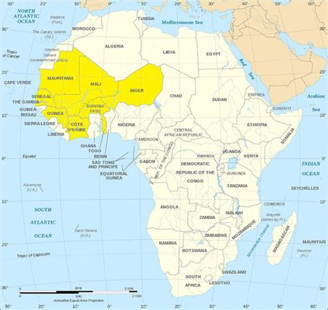 Medieval Africa Map Flashcards | Quizlet