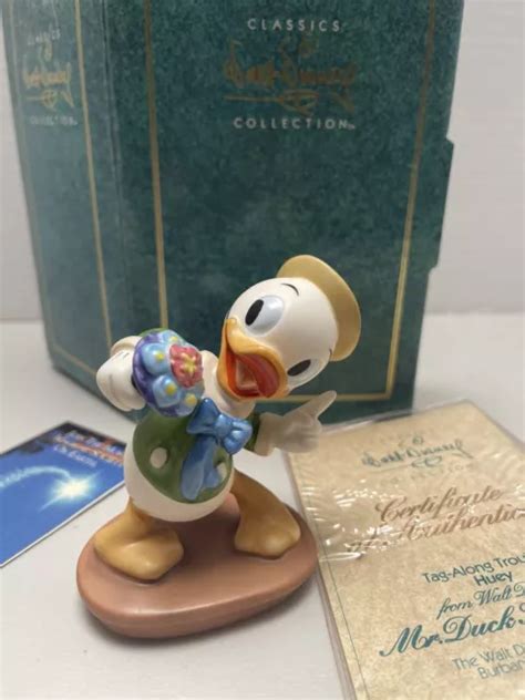 FIGURINE WALT DISNEY Huey Duck Tag Along Trouble Mr Duck Steps Out