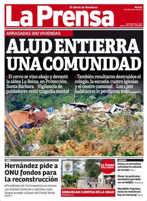 Periódico La Prensa Honduras Periódicos de Honduras Toda la prensa