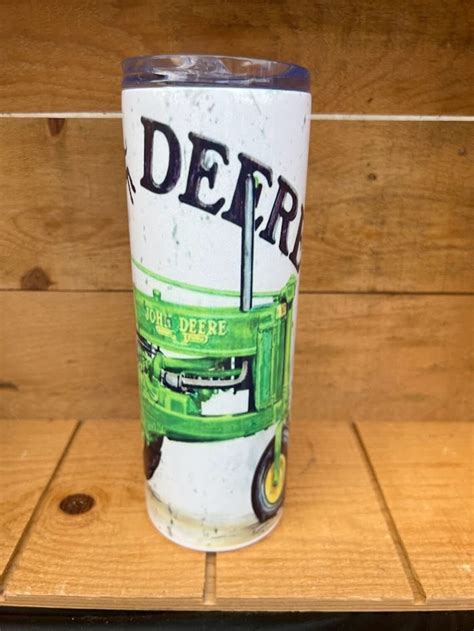 John Deere Tumbler Sublimation Oz Tractor For Her Etsy