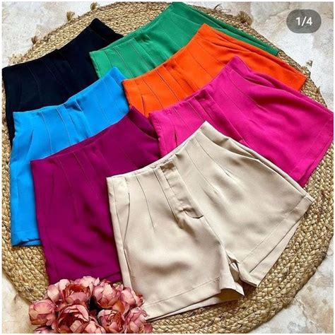 Short Alfaiataria Cintura Alta Short Zara Shopee Brasil