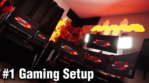 My Ultimate Gaming Setup Tour Gaming Setup Room Tour Youtube