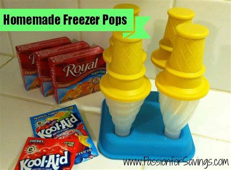 Homemade Freezer Pops - Passion for Savings