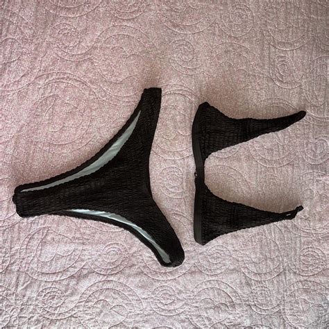 High Waisted Brown Bikini Great Condition Never Worn Depop