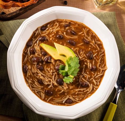 Sopa De Frijoles Receta