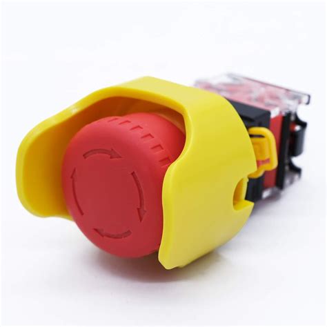 Buy Mxuteuk 1 Nc 1 No 22mm Red Mushroom Emergency Stop Push Button