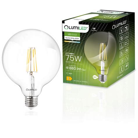 Ar Wka Led E G W W Globe Filament Lumiled Ozdobna Du A Kula