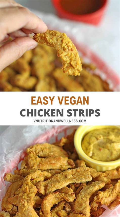 Vegan Chicken Strips Easy Vegan Chicken Recipe With Soy Curls