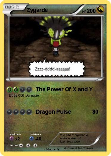 Pokémon Zygarde 242 242 The Power Of X and Y My Pokemon Card