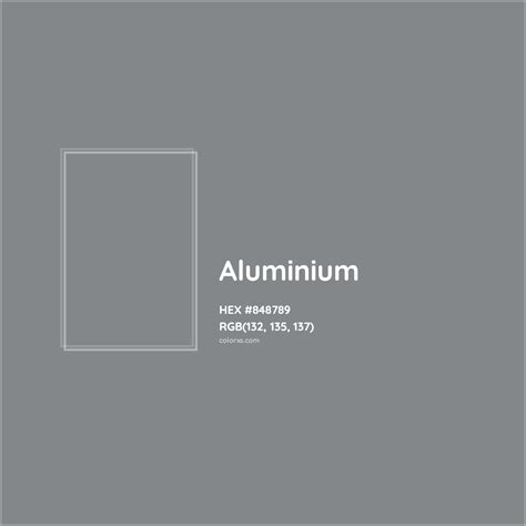 About Aluminium Color Codes Similar Colors And Paints Colorxs