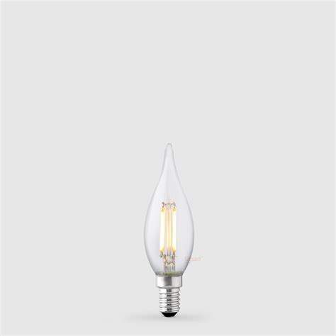 Buy 4w Flame Tip Candle Dimmable Led Light Bulb E14 Clear 2700k