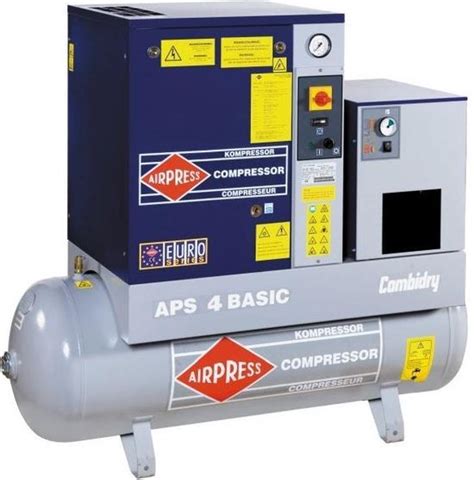 Airpress Schroefcompressor APS 4 Combi Dry Basic Bol