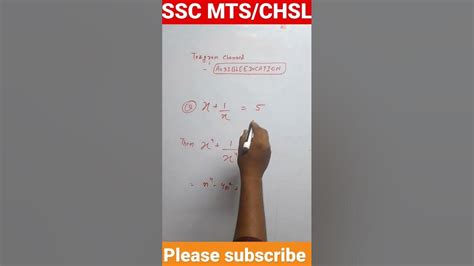 खतरनाक 🔥 Algebra Short Tricks By Monu Singh Shorts Maths Ssc Youtube