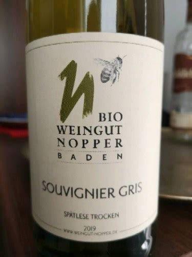 Weingut Nopper Souvignier Gris Sp Tlese Trocken Vivino Us