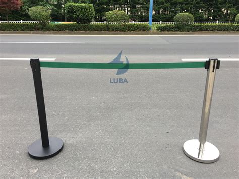 Customised Stainless Steel Stanchion Pole Crowd Control Barrier Safety