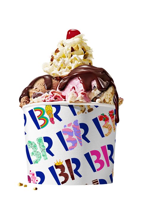 Baskin Robbins Ice Cream Sundae