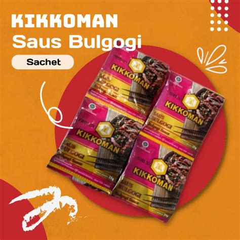 Jual Kikkoman Bulgogi Sauce Halal Sachet Gr Shopee Indonesia