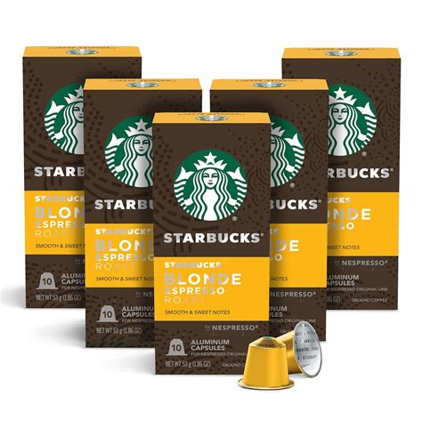 Starbucks De Nespresso Holiday Blend Espresso Unidades De C Psulas