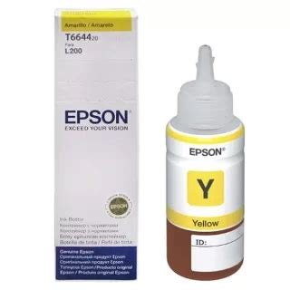 Cod 042 Tinta EPSON T664420 AMARILLO 70 Ml Impresoras Tinta Continua