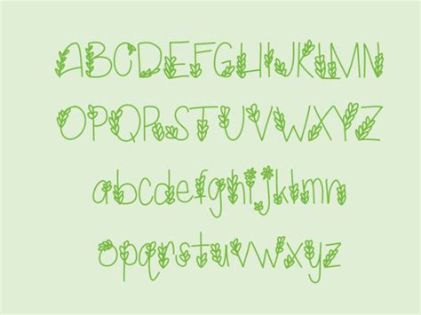 Doodle Vines Font Free Download Freefontdl