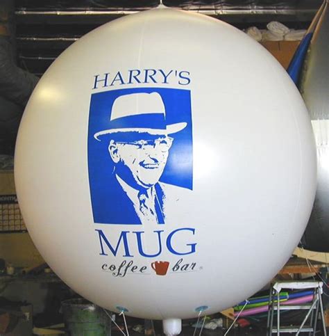 10 Foot Sphere Shape Giant Advertising Balloon Two Color Custom