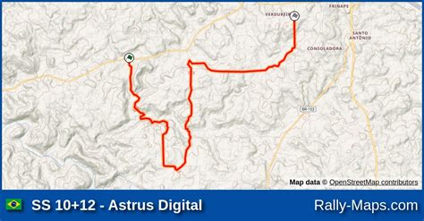 SS 10 12 Astrus Digital Stage Map Rally De Erechim 2023 CODASUR