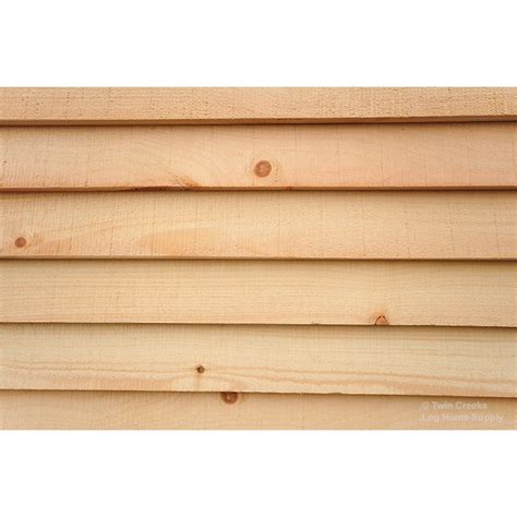 1x6 White Pine Plain Bevel Siding Twin Creeks