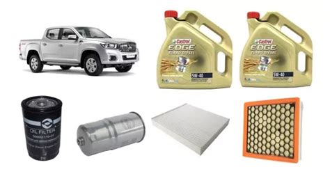 Filtros Maxus Originales T Con Aceite Castrol Edge W Cuotas Sin