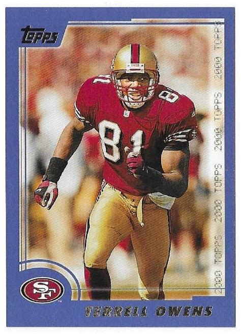 TERRELL OWENS 2000 Topps Football 269 San Francisco 49ers HOF NM MT