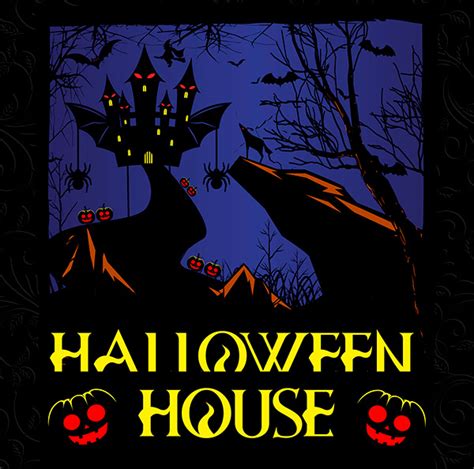 Happy Halloween House T Shirt Designn 4 Images Behance