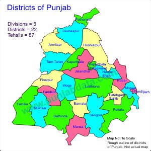 Punjab Province Map