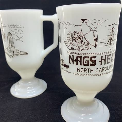 Vintage Nags Head Mugs Nags Head North Carolina Outer Banks Etsy