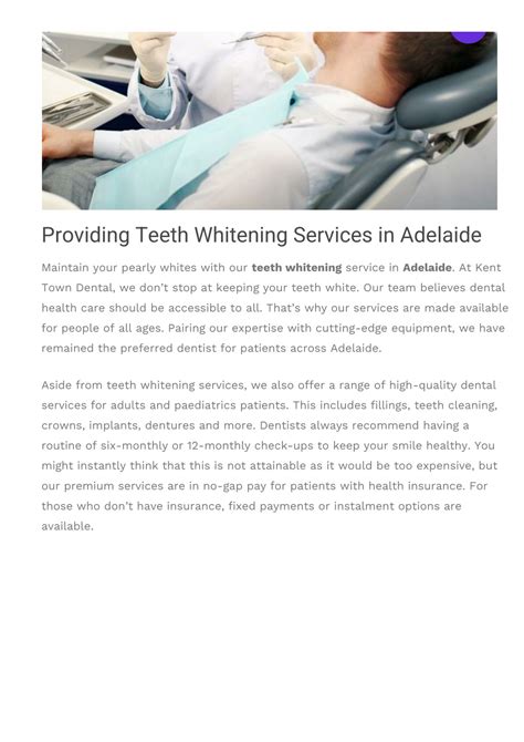 Ppt Teeth Whitening Services Adelaide Powerpoint Presentation Free