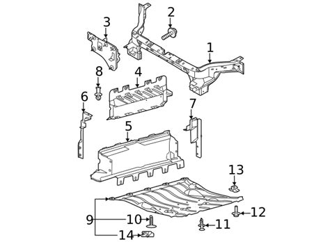 Genuine OEM Radiator Support Air Deflector Part LJ9Z 8312 A Fits 2021