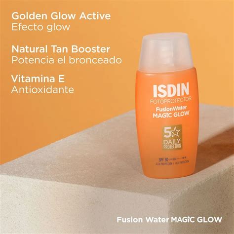 Fotoprotector Isdin Fusion Water Magic Glow Fps30 Protección Solar