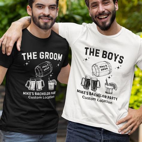 Bachelor Party Custom T Shirts Etsy