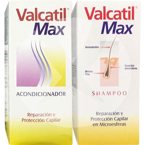 Combo Valcatil Max Repara Y Protege Shampoo Acondicionador Farmacia