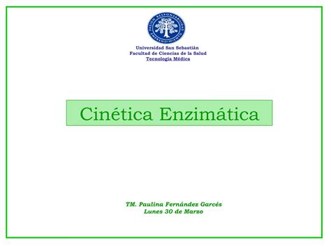 Clase Cinetica Enzimatica Ppt