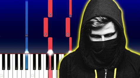 Alan Walker Avem The Aviation Theme Piano Tutorial Youtube