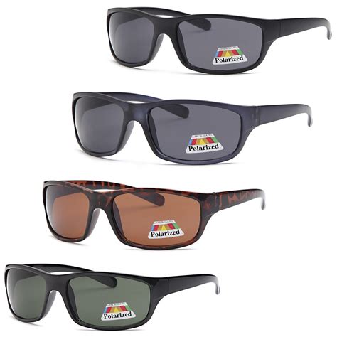 4 Pack Active Wrap Polarized Lenses Sunglasses 4 Colors Pack Polarized Lenses Sunglasses Lenses