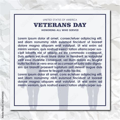 happy veterans day instagram social media post templates background ig ...