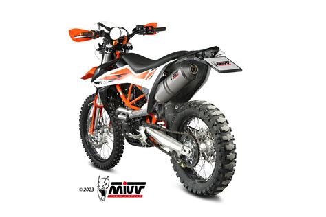 KTM 690 ENDURO R Exhaust Mivv Oval Titanium With Carbon Cap KT 023 LNC