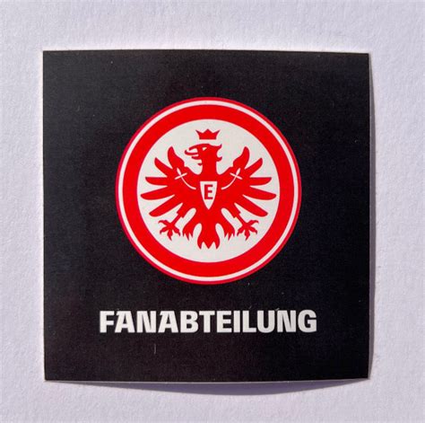 Eintracht Frankfurt Aufkleber Fanabteilung Sticker Fussball Ebay