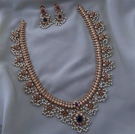 Pin By Neha On Necklace In Bridal Gold Jewellery Designs Trendy