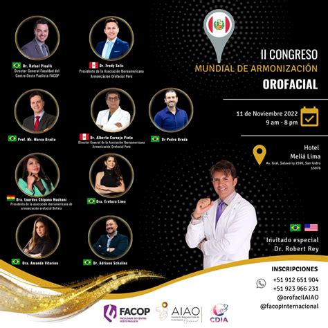 Ii Congreso Mundial De Armonizaci N Orofacial Facop