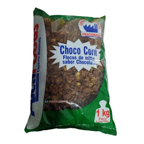 Cereal Matinal Choco Corn Sabor Chocolate AlcaFoods 1Kg Shopee Brasil